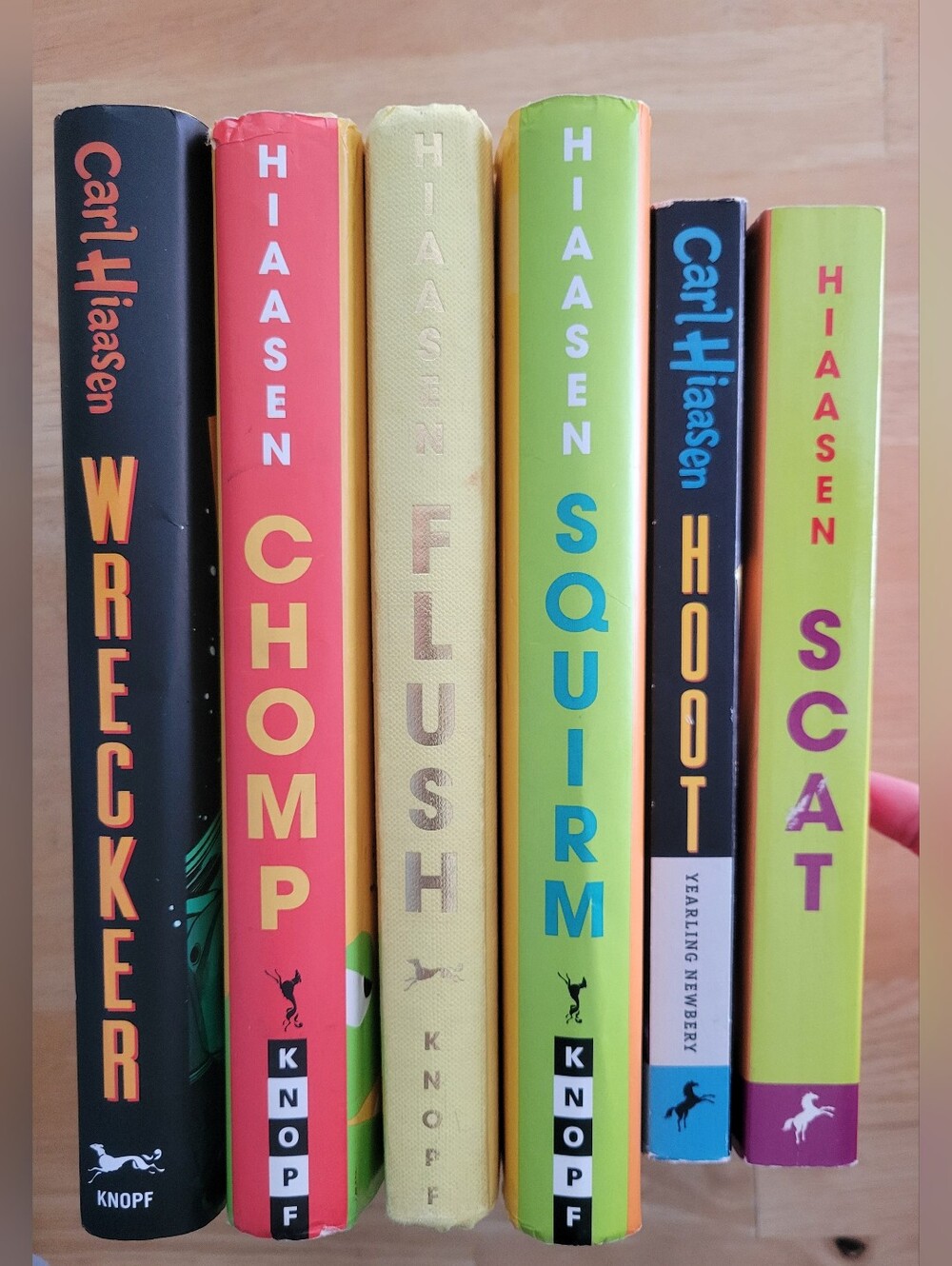 Lot Of 6 Carl Hiaasen Paperback Books YA Young Adult